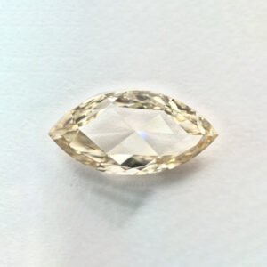 Marquise shape Light Brown color rose cut diamond