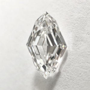 Lozenge Shape D Color Step Cut Diamond