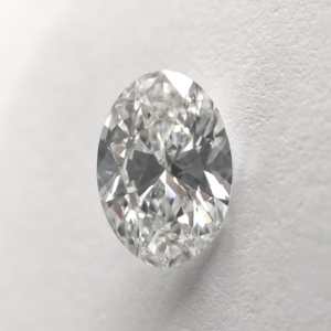 oval shape E color brillant cut diamond