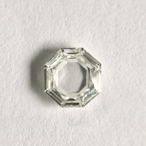 Portrait Octagon Shape G Color Step Cut Diamond