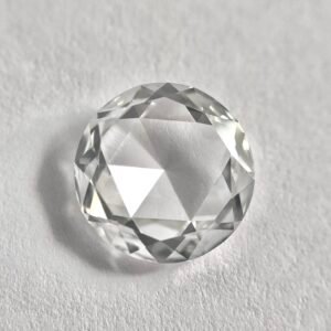Round shape D color rose cut Diamond