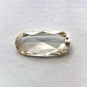 Natural oval Light Brown color Rose cut diamond