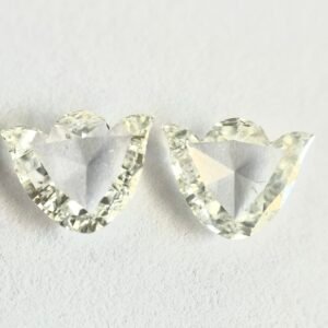 Tulip shape H colour Rose cut diamond