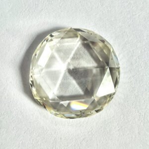 Round shape M color rose cut Diamond