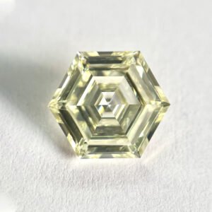 Hexagon Shape L Color Step cut diamond