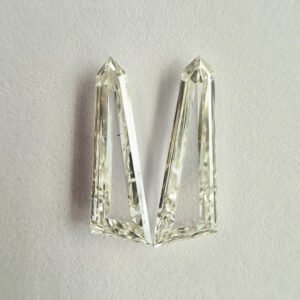 Modified Shield shape G color Step cut  diamond