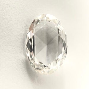 Oval shape D Color  Rose Cut Diamond