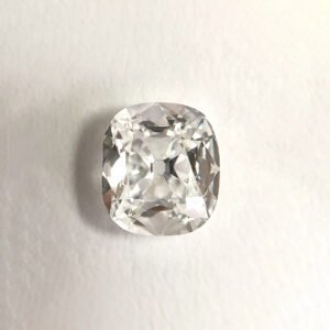 Cushion shape D color old mine cut diamond
