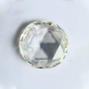 Round shape J color rose cut Diamond