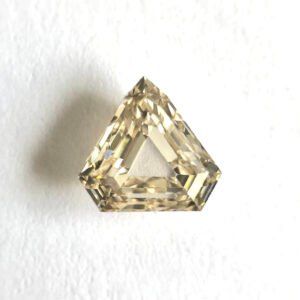 Shield Shape Brown Color Step Cut Diamond
