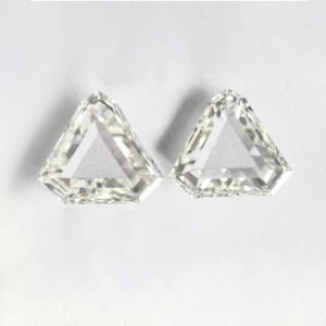 Diamond shape H color Step cut PAIR diamonds