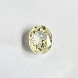Oval shape N color old miner diamond