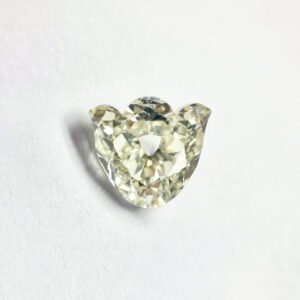 Tulip shape L color old mine cut diamond