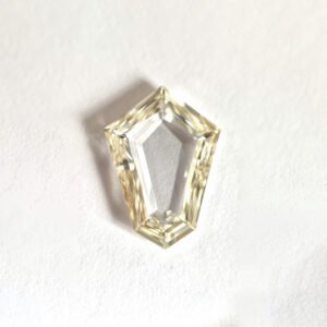 Kite shape Light Brown color Step cut Portrait diamond