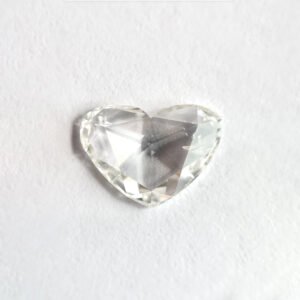 Heart shape I color Rose cut diamond