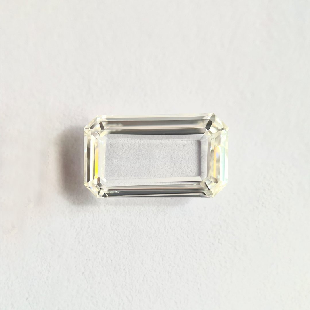 Emerald shape G colour Step cut Portrait diamond