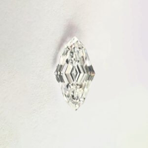 Lozenge shape D color Step cut  diamond