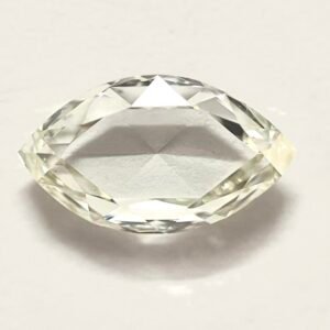 Marquise shape Rose cut K color diamond