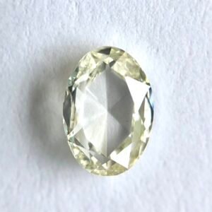 Oval Shape J Color Rose Cut Diamond