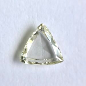 Triangle shape OP color Rose cut diamond