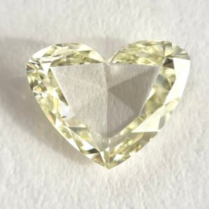 Heart Shape M Color Rose Cut Diamond