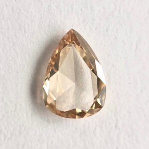 Pear Shape Brown Rose Cut Diamond