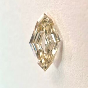 Lozenge Shape Light Brown Color Step Cut Diamond