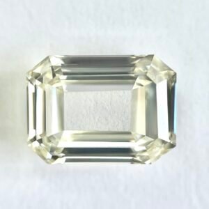 emerald shape K color  portrait step cut diamond