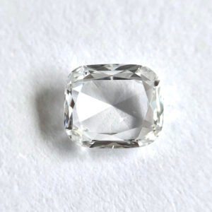 Cushion shape D color rose cut diamond