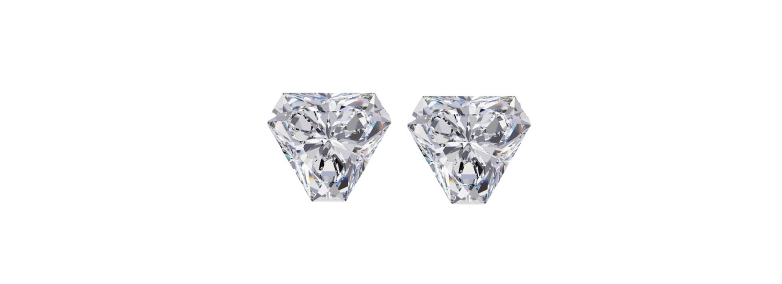 Calf Brilliant Cut Natural Matching pair Diamonds