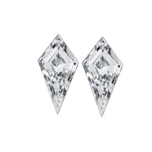 Kite Step Cut Natural Matching pairs Diamonds