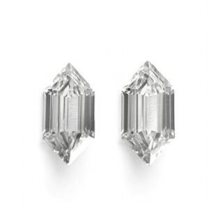 Elongated Hexagon Step Cut Matching Pair I OPULENT DIAM