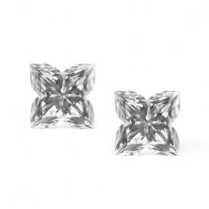 Flower Brilliant Cut Natural Matching pair Diamonds
