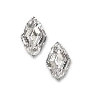 Lozenge Step Cut Natural Matching Pair Diamonds