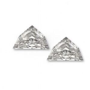 Natural Triangle Step Cut Matching Pair Diamonds