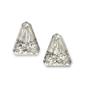Trillion Cut Matching Pair Diamonds