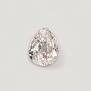 pear shape k color Old mine cut diamond