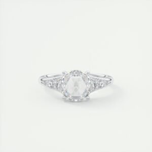 Serenity Rose Cut Diamond Ring