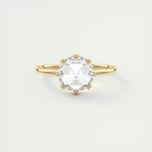 Serenity Rose Cut Diamond Ring